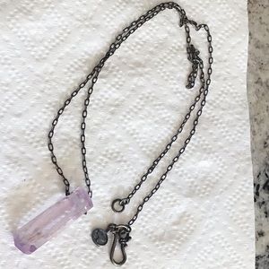Johnny Was kunzite necklace